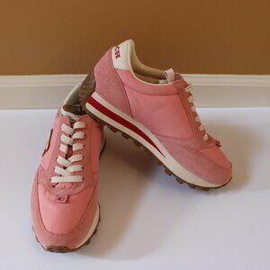 Coach Women's Runner "C" Lace Up Jogger Sneakers Pink Size 8 8B